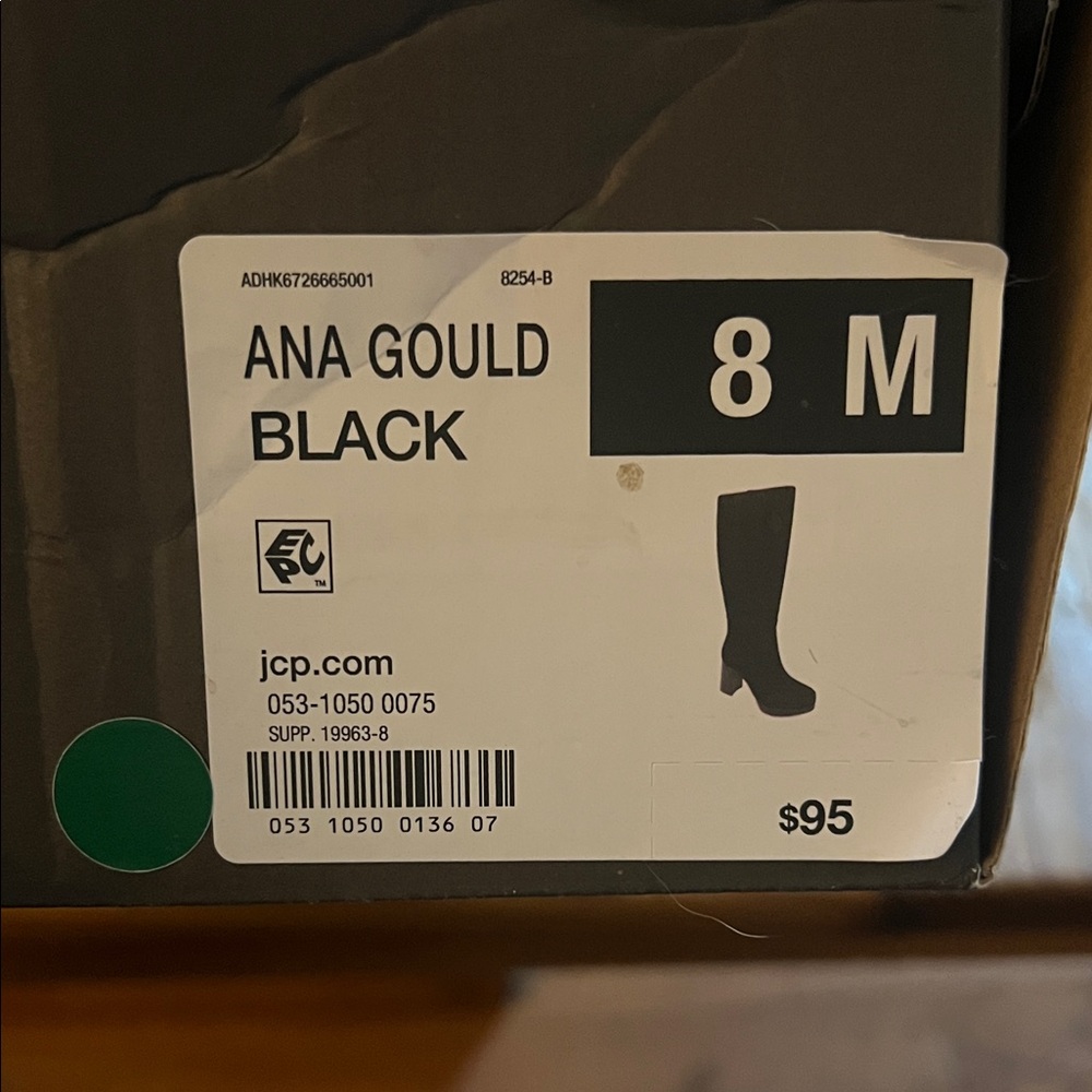 a.n.a Black Memory Foam Footwear
